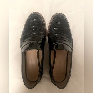 Stuart Weitzman Lug Sole Patent Loafer Size 5.5